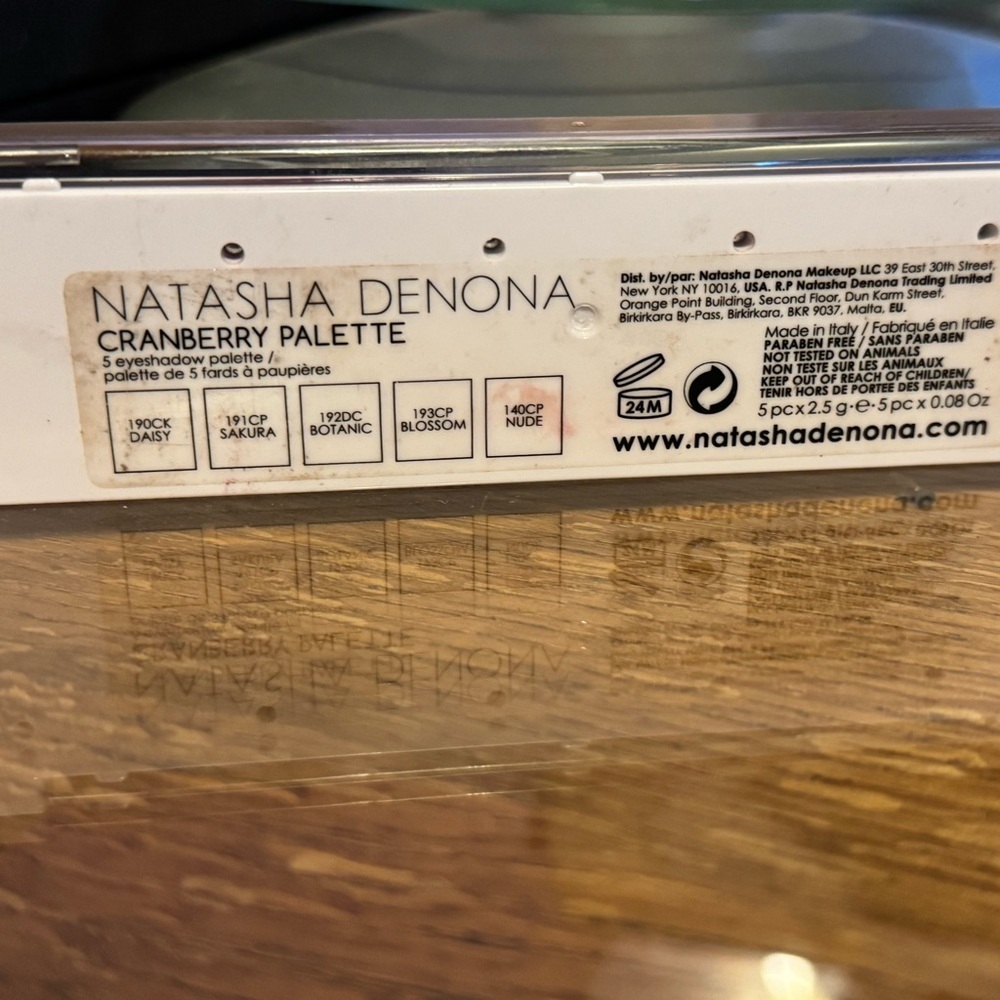 Natasha Denona Cranberry Palette used 1x.   Smoke free home. - Picture 2 of 2